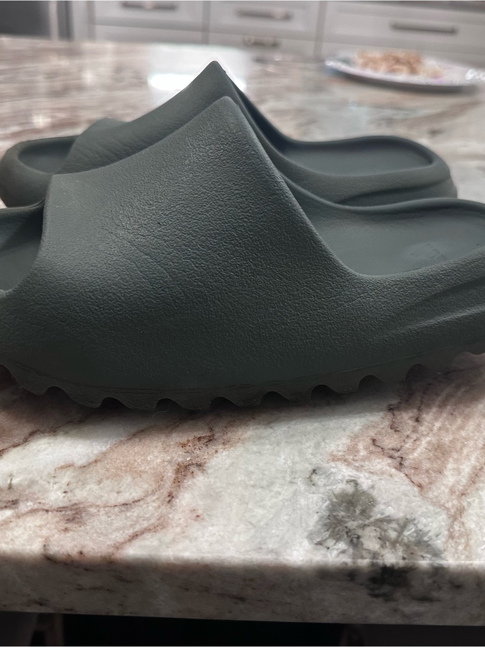 adidas Yeezy Kids Slide Sandals in black
